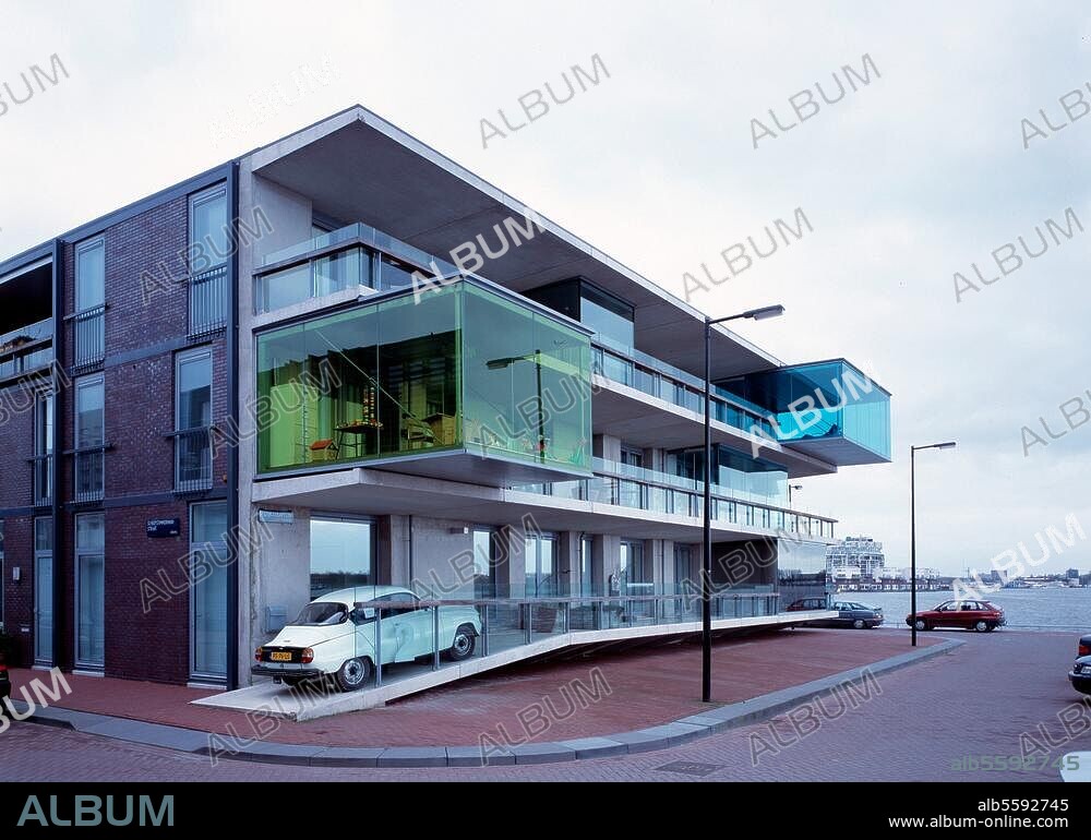 Amsterdam, Borneo / Sporenburg, Scheepstimmermanstraat, Neubaugebiet, Architekt: MVRDV © Jochen Helle 6 × 9 cm.