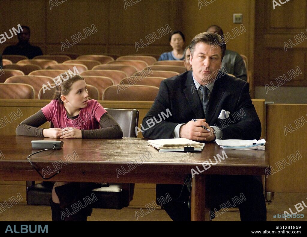 ABIGAIL BRESLIN and ALEC BALDWIN in MY SISTER'S KEEPER, 2009, directed by NICK CASSAVETES. Copyright CURMUDGEON FILMS.