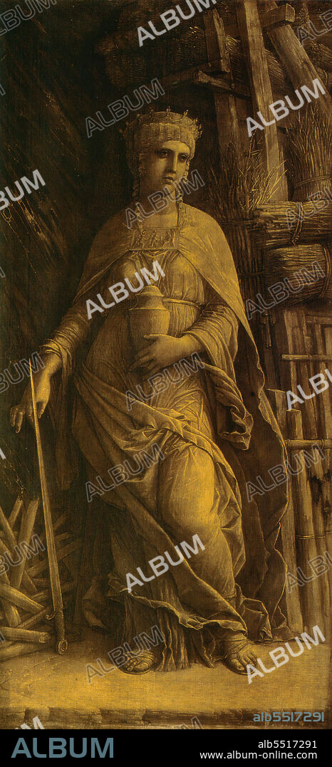 Andrea Mantegna / Dido, tempera on panel, 1495. 65.3 cm x 31.4 cm.