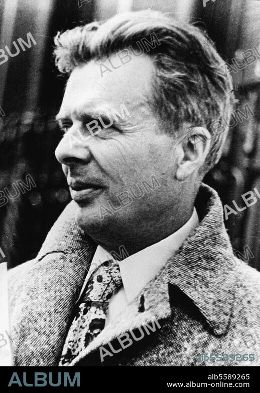 Huxley, Aldous Leonard engl. Schriftsteller, Godalming, Surrey 26.7.1894 - Hollywood 22.11.1963. Porträtaufnahme.