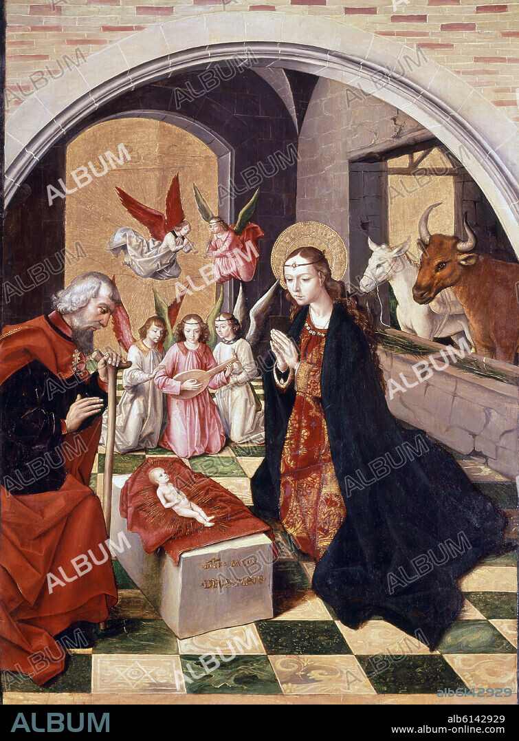 PEDRO BERRUGUETE. NACIMIENTO-1478/1482-RETABLO MAYOR 125X95.