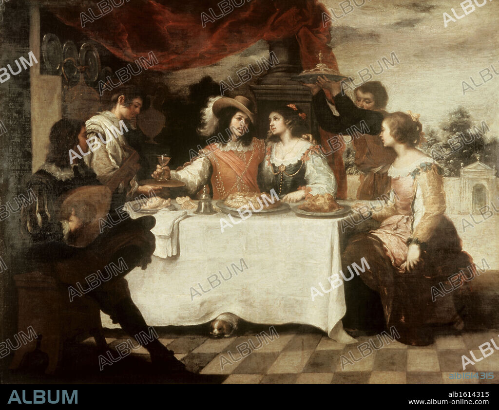 BARTOLOMÉ ESTEBAN MURILLO. The Banquet of the Prodigal Son  Bartolome Esteban Murillo (1617-1682/Spanish).
