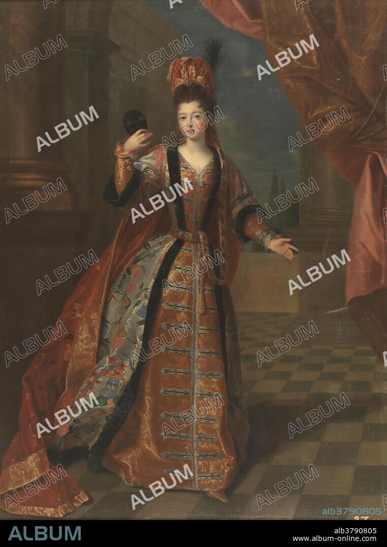 Pierre Gobert / 'María Luisa Isabel de Orléans, duquesa de Berry'. 1714. Óleo sobre lienzo, 129 x 98 cm.
