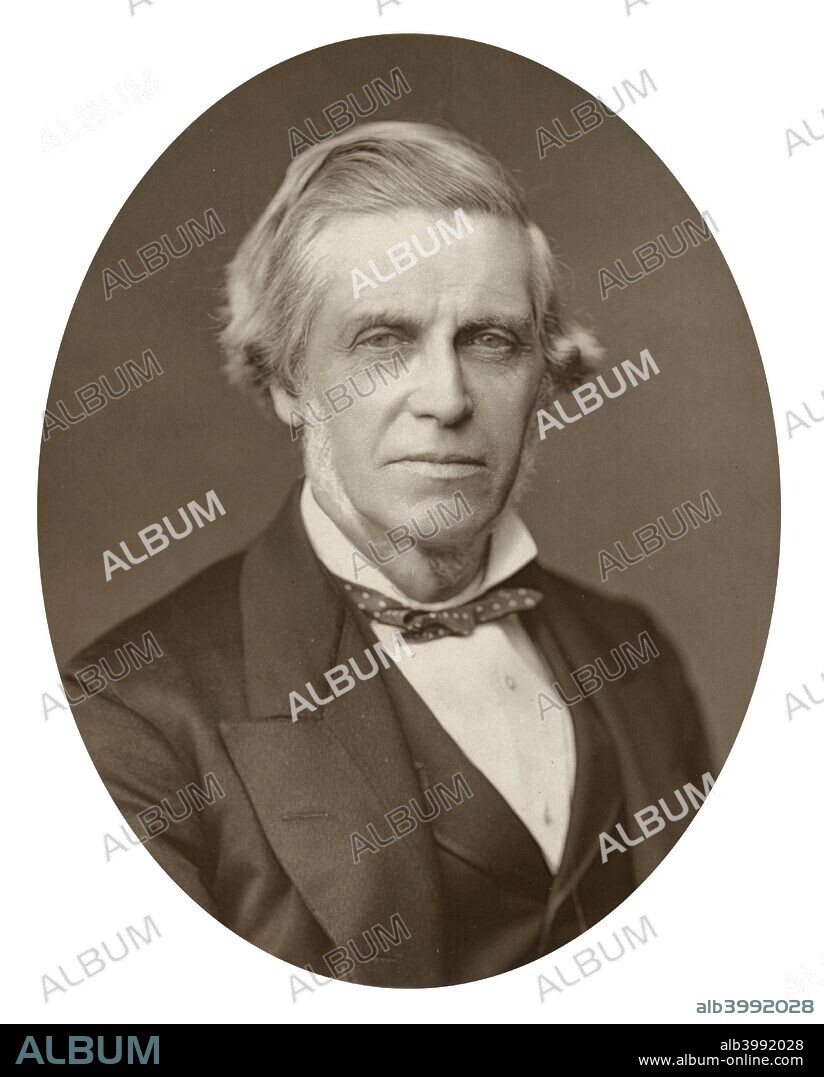 William Bowman, English anatomist, surgeon and ophthalmologist, 1880. Bowman (1816-1892) was born at Nantwich, Cheshire. After five years at Birmingham General Hospital, in 1837 he moved to Kings College Hospital, London. In the early 1840s he published papers on the structure and function of the kidneys. In 1846 he joined Moorfields Ophthalmic Hospital, London, and became an authority on the eye and the leading ophthalmic surgeon. Made a  Fellow of the Royal Society in 1841, Bowman was elected the first president of the Ophthalmological Society in 1880, and was created a Baron in 1884. From Men of Mark by Thompson Cooper. (London, 1880).