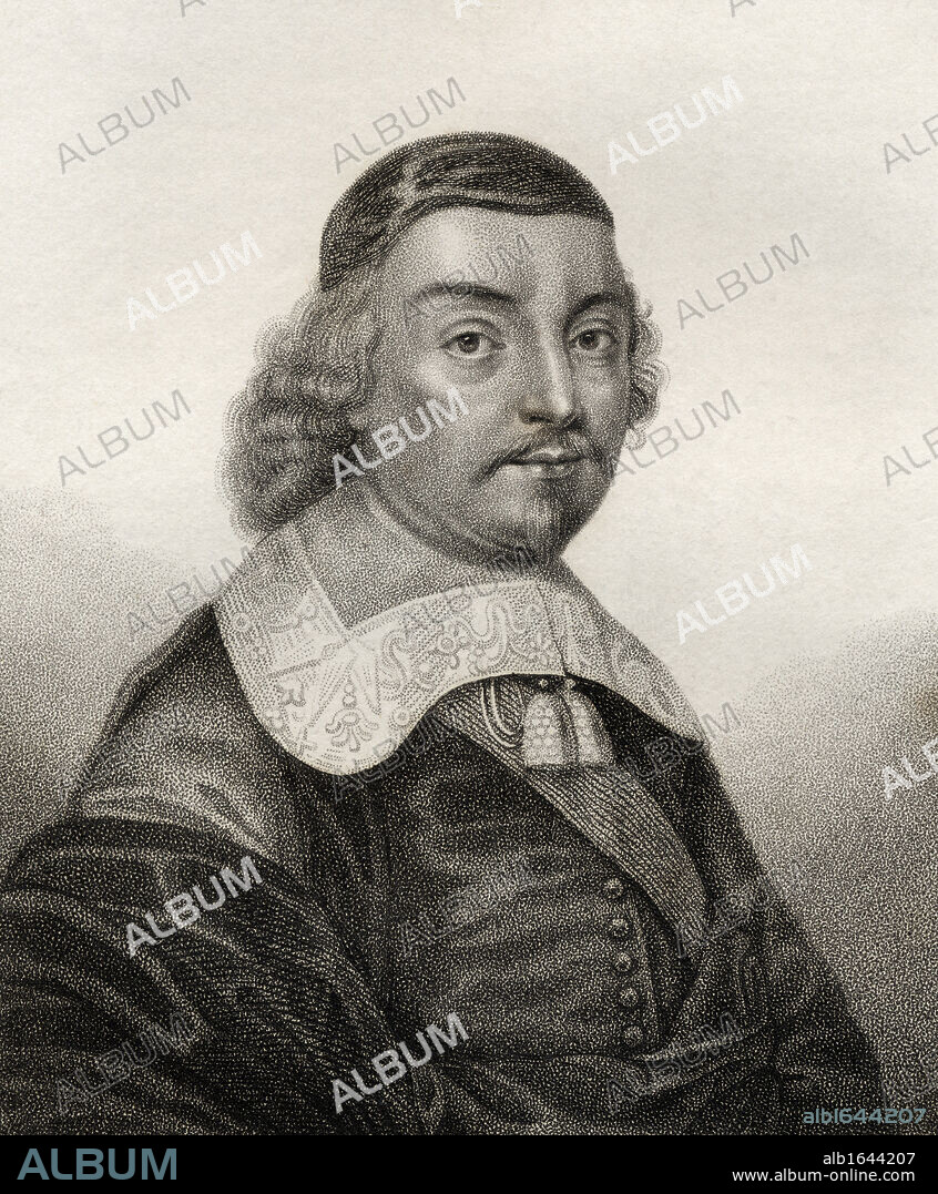 Mildmay Fane 2nd Earl of Westmorland and 9th Lord de Despenser c 1601 1602 - 1666 English nobleman politician and writer from the book A catalogue of Royal and Noble Authors Volume III published 1806.
