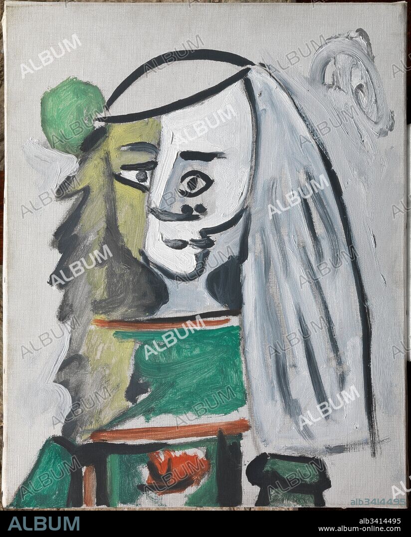 Pablo Picasso / "Las Meninas (combined interpretation of the Infanta Margarita Maria)", 1957, Oil on canvas, 41 x 32.5 cm, MPB 70,448.
