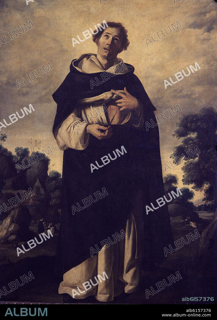 FRANCISCO DE ZURBARAN. EL BEATO ENRIQUE SUSO - 1636/1638 - O/L - 209x154 - BARROCO ESPAÑOL.