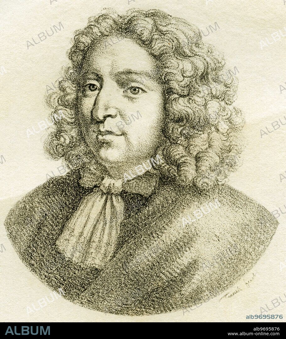 Philipp Tidemann , history painter , born 1657 in Hamburg , died 1705 in Hamburg or Amsterdam ? Lithography by Maximilian Franck, Munich 1813 , from : Gallery of German artist .