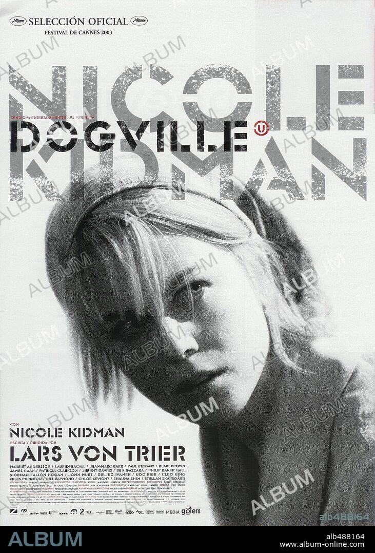 Poster of DOGVILLE, 2003, directed by LARS VON TRIER. Copyright FILMMEK.