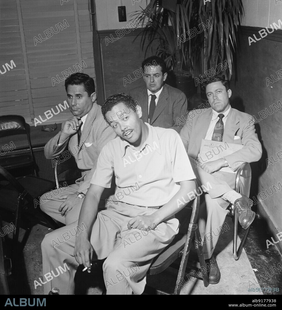 WILLIAM PAUL GOTTLIEB. Portrait of Billy Eckstine and Nelson Riddle, New York, N.Y., 1946.