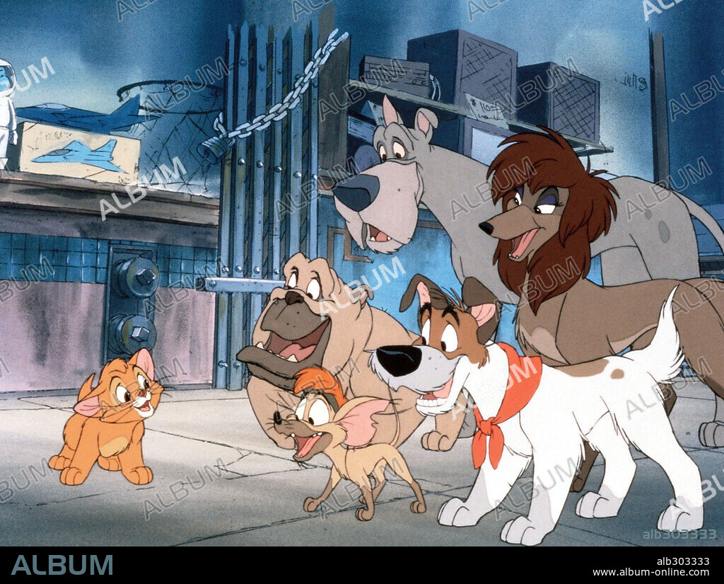 OLIVER & COMPANY, 1988, directed by GEORGE SCRIBNER. Copyright WALT DISNEY PICTURES.