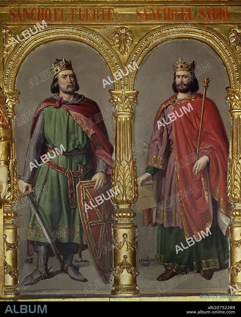 SALON DEL TRONO - SANCHO VII EL FUERTE (1154/1234) Y SANCHO VI SABIO (?/1194) - REYES DE NAVARRA.