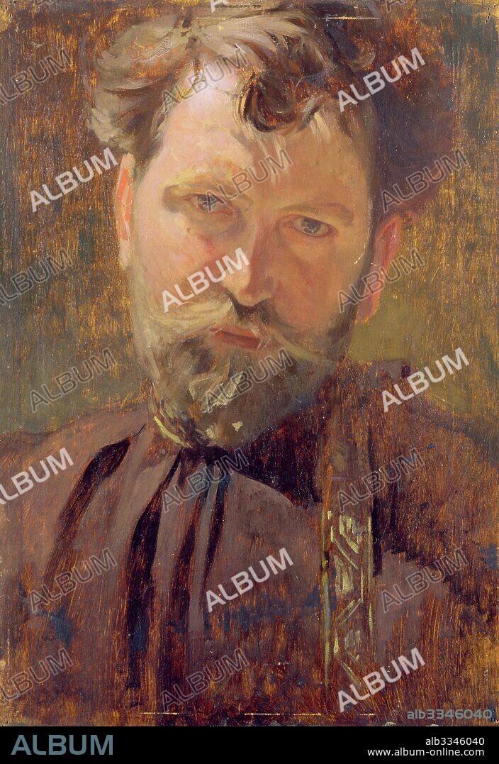 ALFONS MARIE MUCHA. Self-Portrait.
