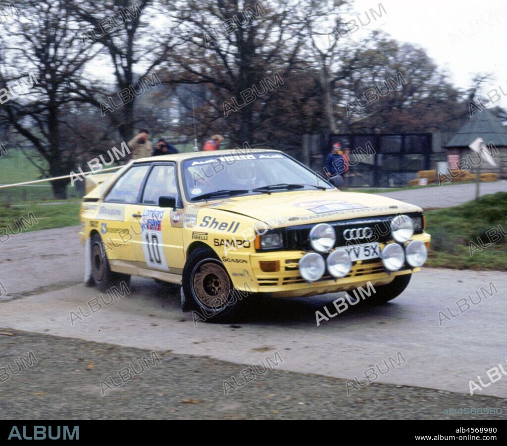 Audi Quattro A2, Lasse Lampi, 1983 RAC Rally.