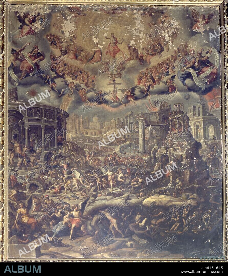 ANTONIO PALOMINO Y VELASCO (1655-1726). EL TRIUNFO DE LA SANTA CRUZ.