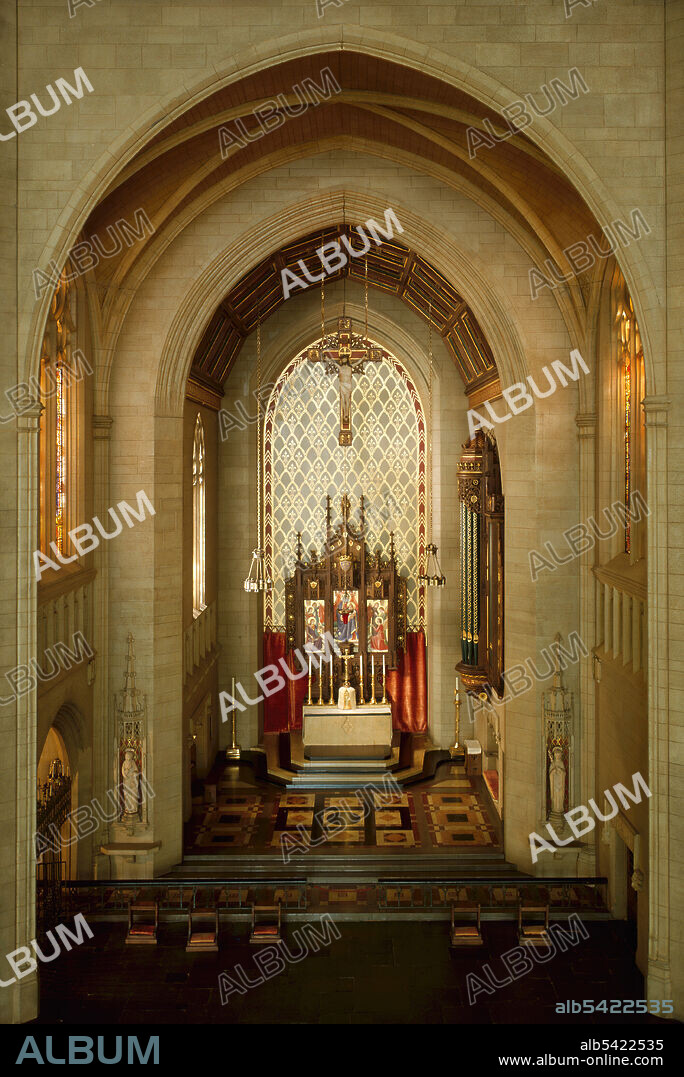 NARCISSA NIBLACK THORNE. E-29: English Roman Catholic Church in the Gothic Style, 1275-1300, United States, c. 1937.
