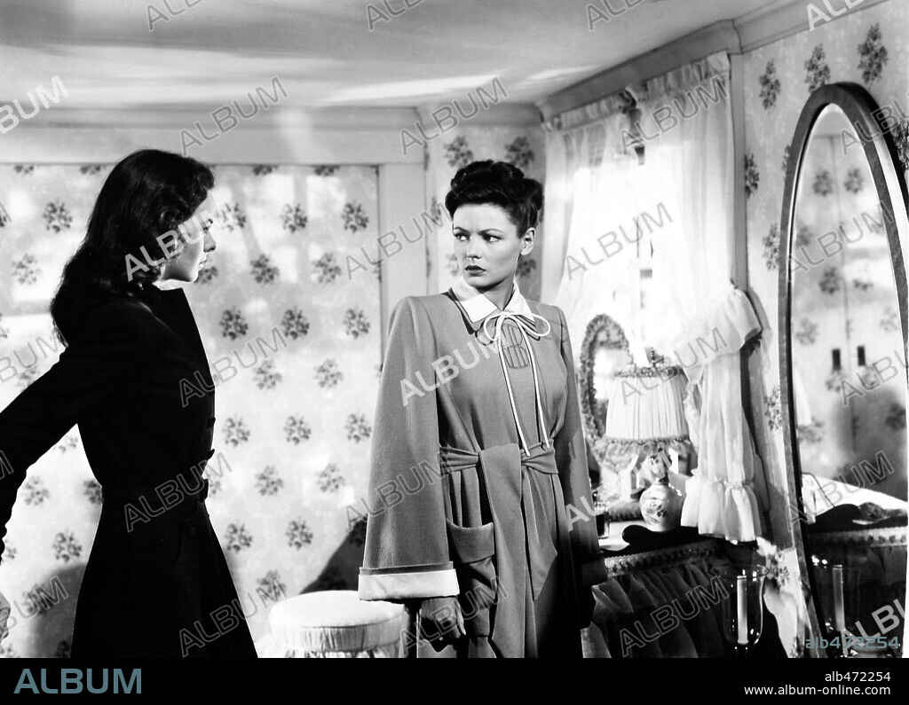 GENE TIERNEY y JEANNE CRAIN en QUE EL CIELO LA JUZGUE, 1945 (LEAVE HER TO HEAVEN), dirigida por JOHN M. STAHL. Copyright 20TH CENTURY FOX.