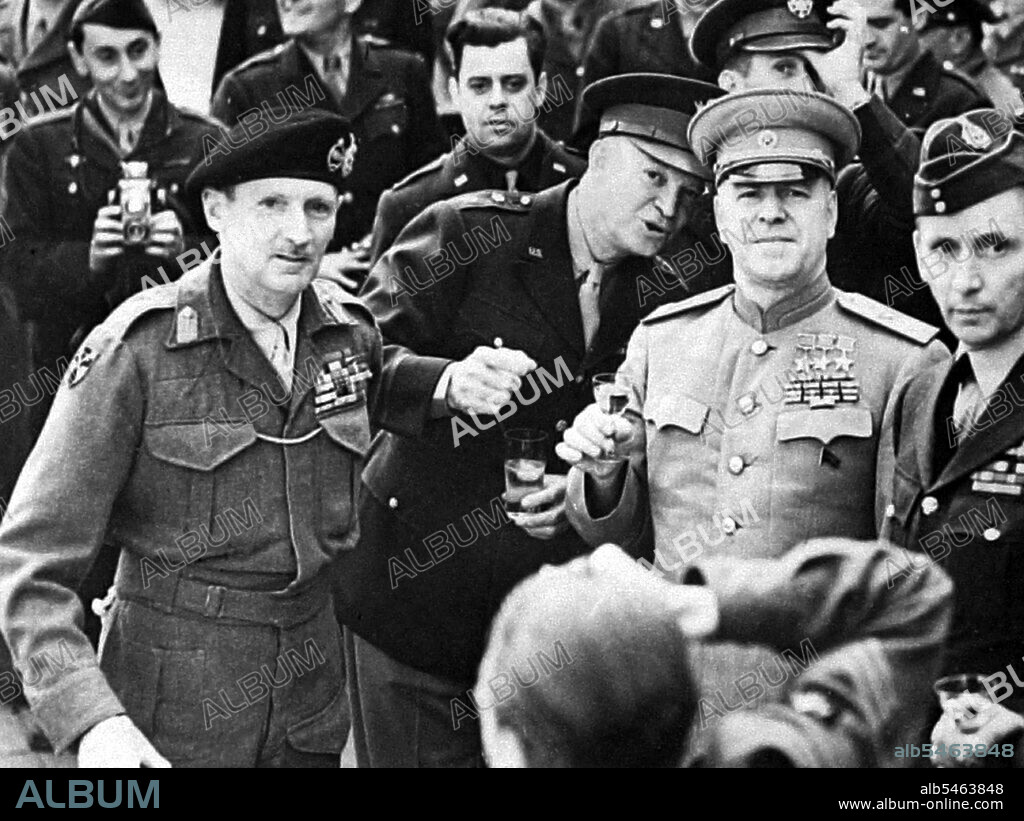 Marshal of the Soviet Union Georgy Konstantinovich Zhukov (1896 18 June 1974), was a Russian career officer in the Red Army who, in the course of World War II, played a pivotal role in leading the Red Army through much of Eastern Europe to liberate the Soviet Union and other nations from the Axis Powers' occupation and conquer Germany's capital, Berlin. He is the most decorated general in the history of Russia and the Soviet Union. In 1938 Zhukov was directed to command the First Soviet Mongolian Army Group, and saw action against Japan's Kwantung Army on the border between Mongolia and the Japanese controlled state of Manchukuo in an undeclared war that lasted from 1938 to 1939. What began as a routine border skirmish - the Japanese testing the resolve of the Soviets to defend their territory - rapidly escalated into a full-scale war, the Japanese pushing forward with 80,000 troops, 180 tanks and 450 aircraft. This led to the decisive Battle of Khalkhin Gol. Zhukov requested major reinforcements, and on 20 August 1939 his 'Soviet Offensive' commenced. After an artillery barrage, nearly 500 BT-5 and BT-7 tanks advanced, supported by over 500 fighters and bombers; this was the Soviet Air Force's first fighter-bomber operation. The offensive first appeared to be a conventional frontal attack; however, two tank brigades were held back and ordered to advance around both flanks, supported by motorised artillery, infantry and tanks. This daring and successful manoeuvre encircled the Japanese 6th Army and captured the enemy's vulnerable supply areas. By 31 August 1939, the Japanese were cleared from the disputed border leaving the Soviets victorious.