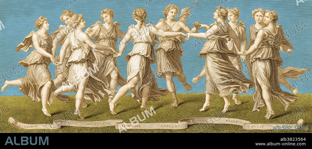 Dance of Apollo with the Nine Muses