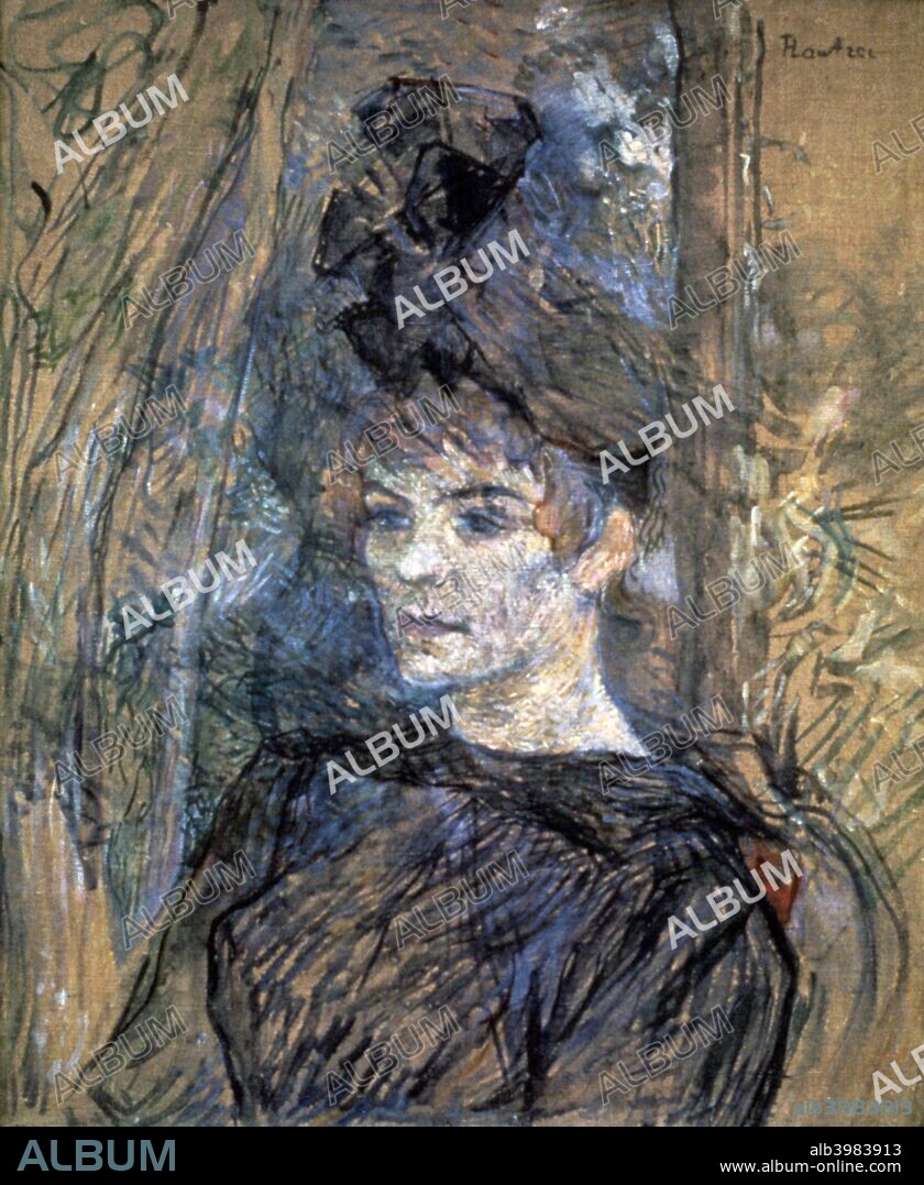 'Portrait of Suzanne Valadon', 1885. From the Glyptothek, Copenhagen.