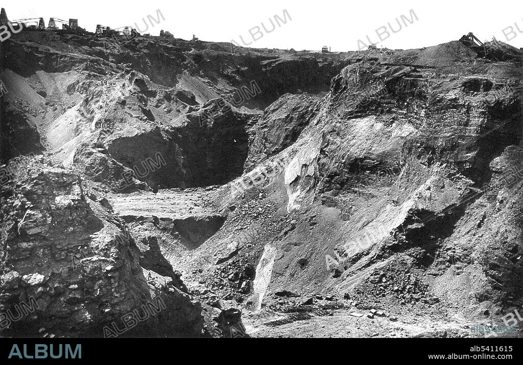 Dutoitspan, Diamond Mine, South Africa, 1888