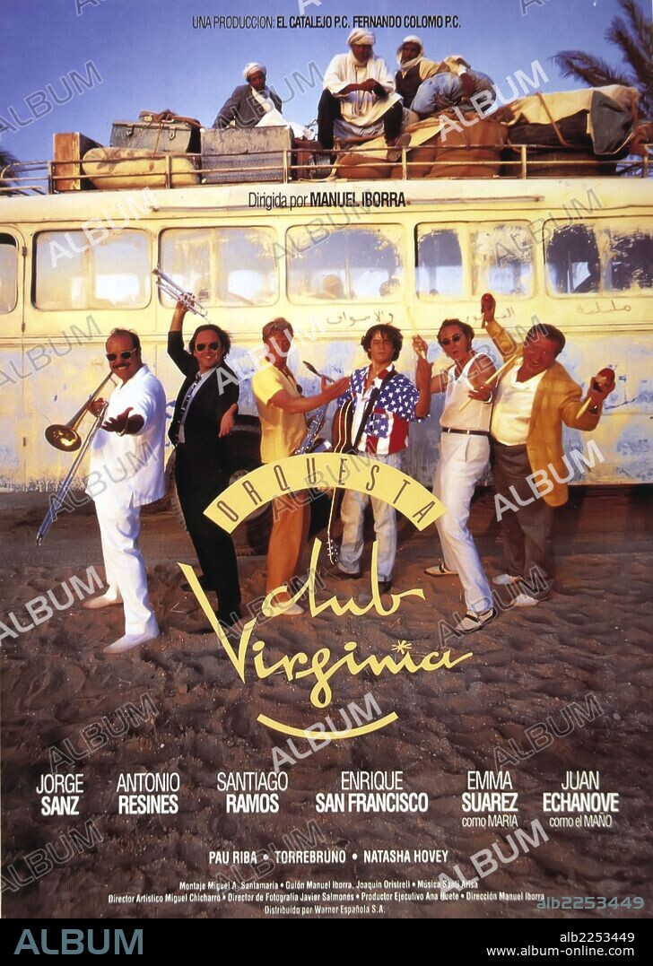 PELICULA : ORQUESTA CLUB VIRGINIA , 1992. DIRECTOR : MANUEL IBORRA.  ACTORES : JORGE SANZ , ANTONIO RESINES , ENRIQUE SANFRANCISCO , JUAN ECHANOVE.