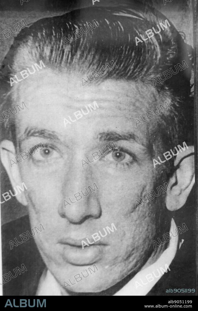 Photograph of Richard Speck. Richard Benjamin Speck (1941-1991) an American mass murderer who systematically tortured, raped, and murdered eight student nurses from South Chicago Community Hospital in 1966.