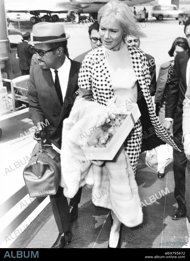 May britt, sammy davis jr, rome 1962.
