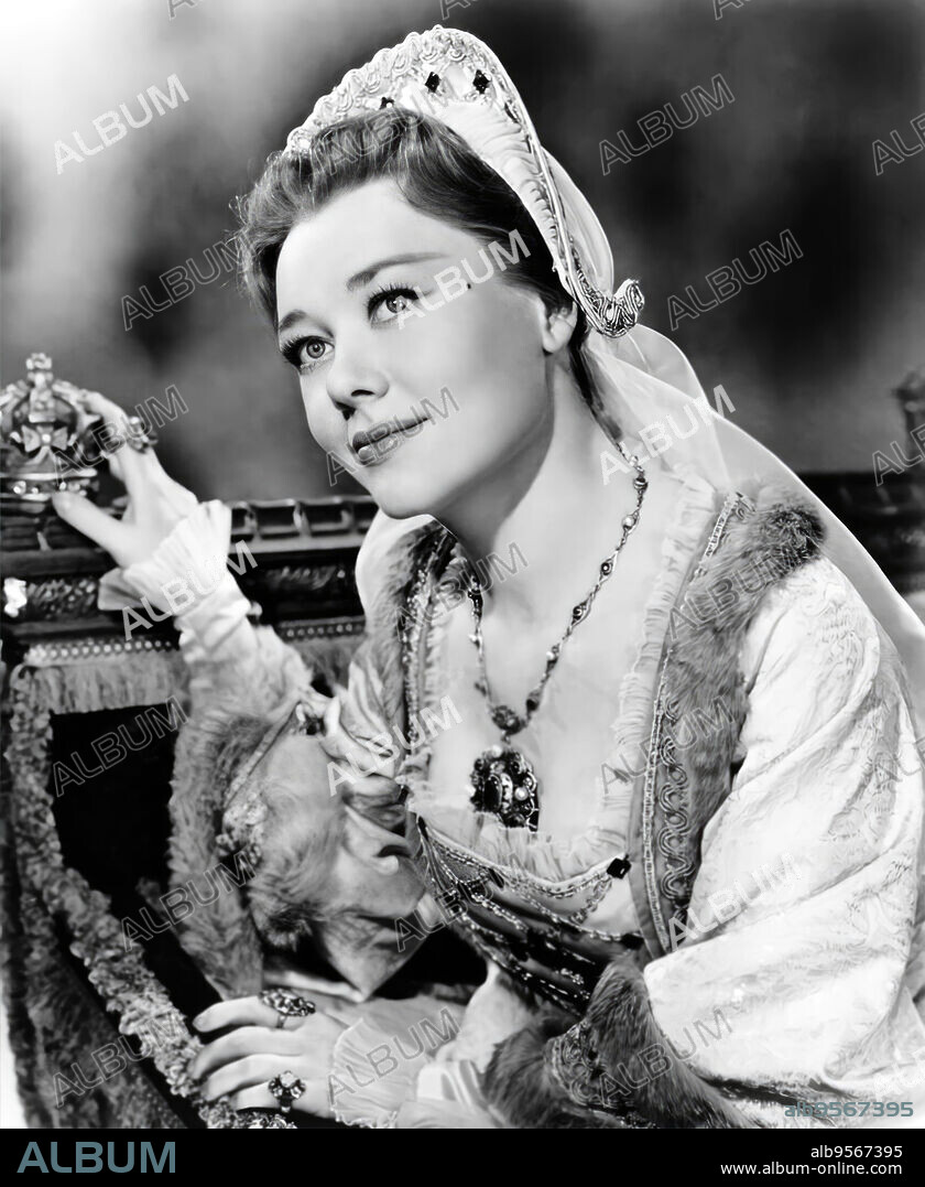 GLYNIS JOHNS in THE SWORD AND THE ROSE, 1953, directed by KEN ANNAKIN.
