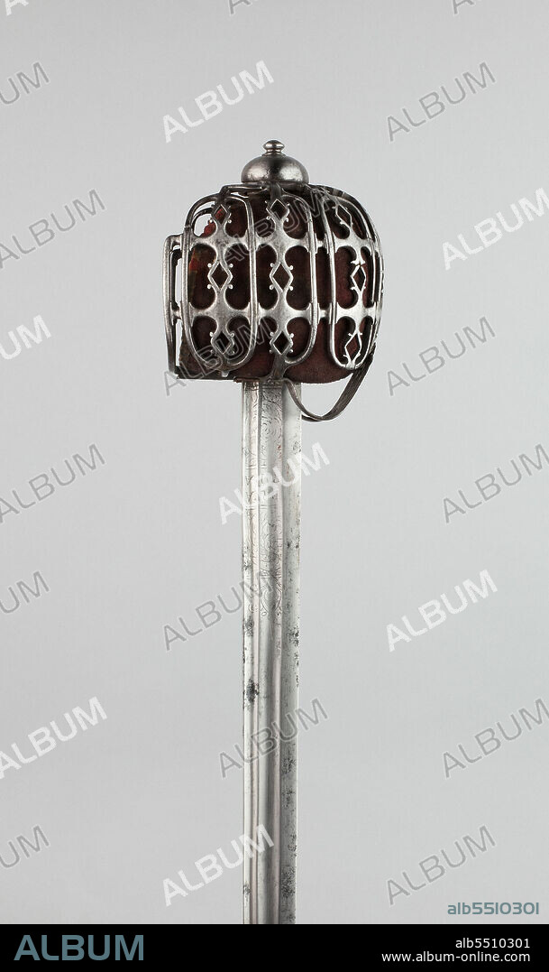 Basket-Hilted Broadsword with Scabbard (Claymore), Scotland, c. 1750.