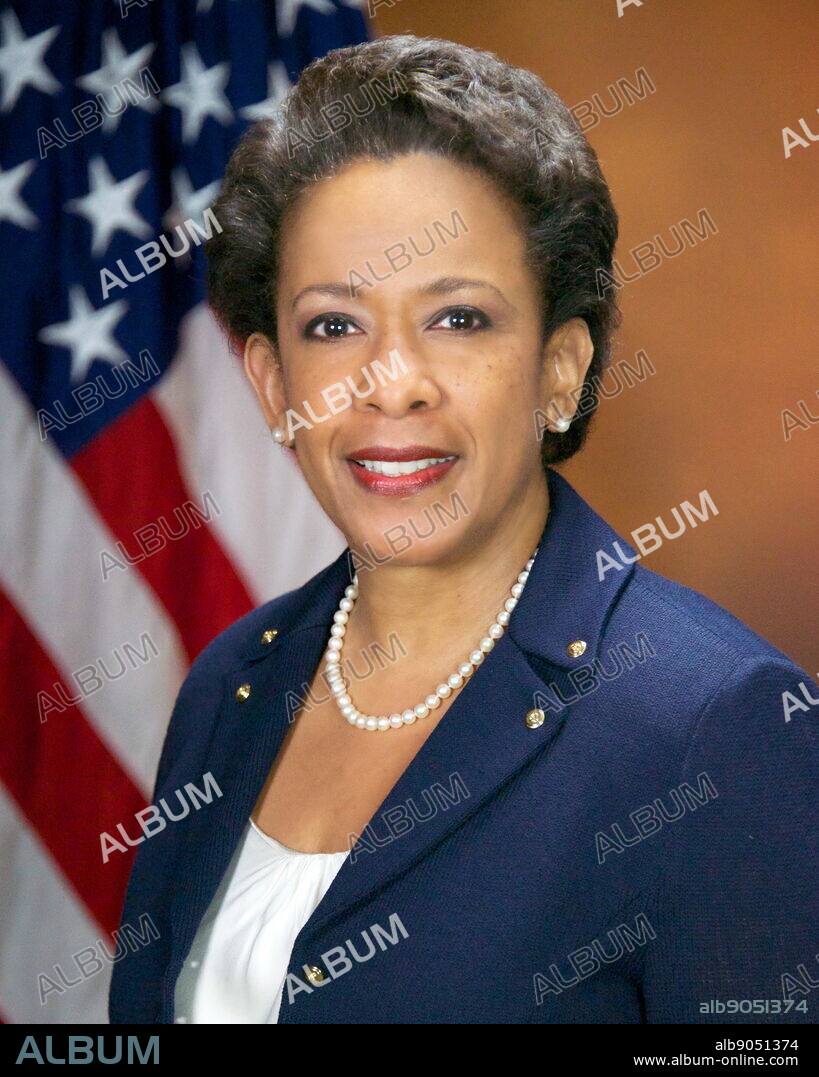 Photographic portrait of Loretta Lynch. Loretta Elizabeth Lynch (1959-) the 83rd Attorney General of the United States.