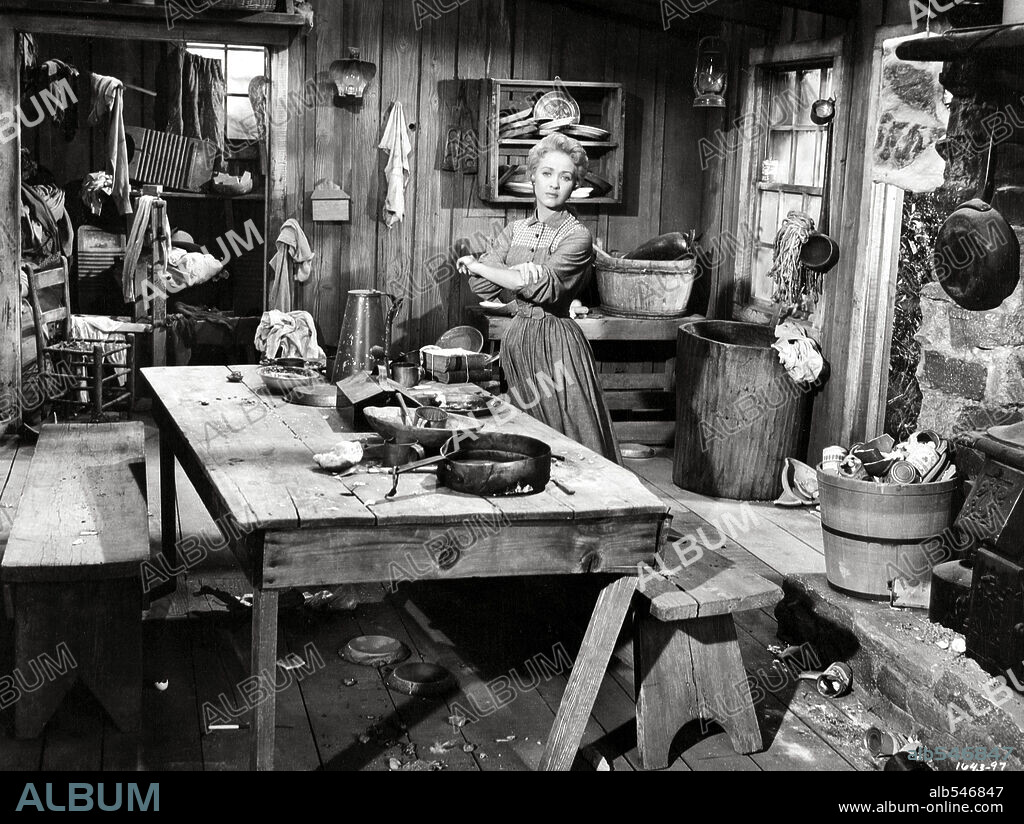 JANE POWELL en SIETE NOVIAS PARA SIETE HERMANOS, 1954 (SEVEN BRIDES FOR SEVEN BROTHERS), dirigida por STANLEY DONEN. Copyright M.G.M.