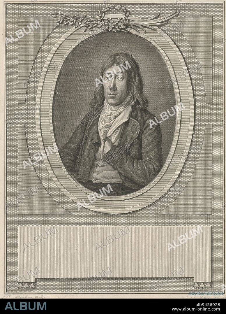 Portrait of Dirk Hoitsma, member of the provincial government of Holland. Portrait of Dirk Hoitsma, print maker: Noach van der Meer (II), intermediary draughtsman: Johannes Cornelis Mertens, Amsterdam, 1797, paper, etching, h 279 mm × w 208 mm.