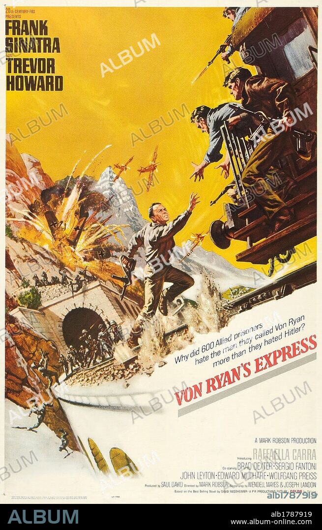 Poster of VON RYAN'S EXPRESS (1965), directed by MARK ROBSON. Copyright 20TH CENTURY FOX.