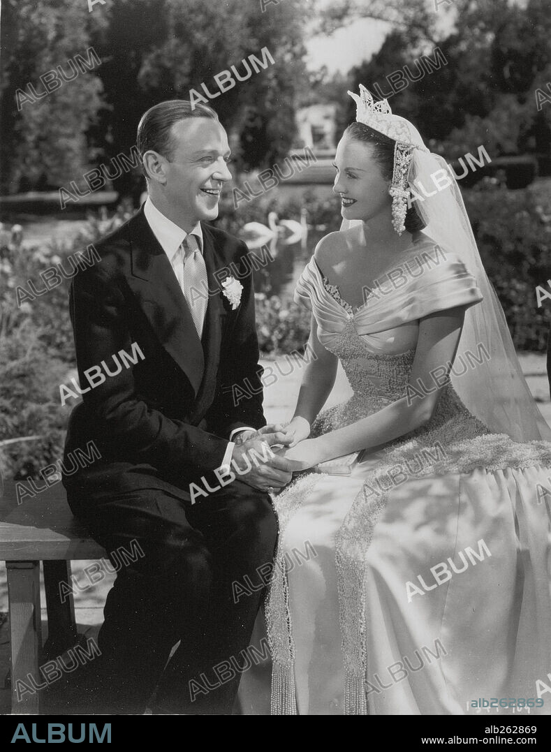FRED ASTAIRE and LUCILLE BREMER in YOLANDA AND THE THIEF, 1945, directed by VINCENTE MINNELLI. Copyright M.G.M.