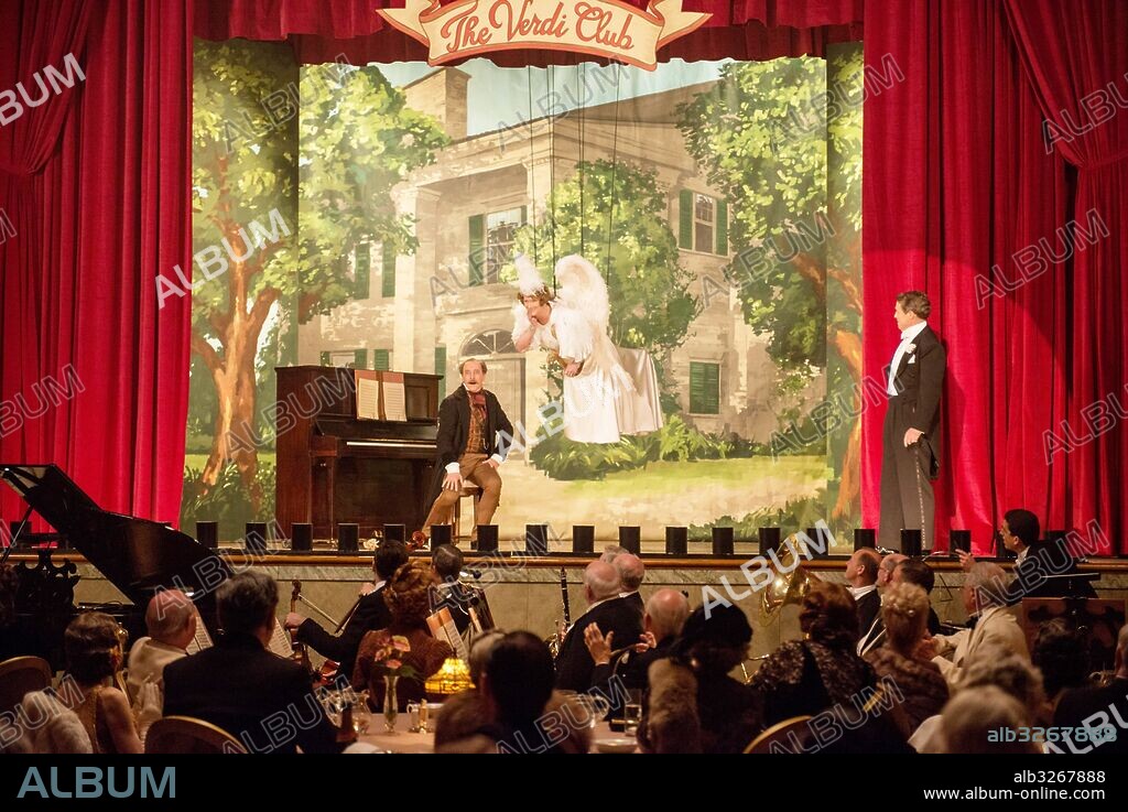 HUGH GRANT und MERYL STREEP in FLORENCE FOSTER JENKINS, 2016, unter der Regie von STEPHEN FREARS. Copyright QWERTY FILMS/PATHE/BBCFILMS/PATHE PICTURES INTERNATIONAL.