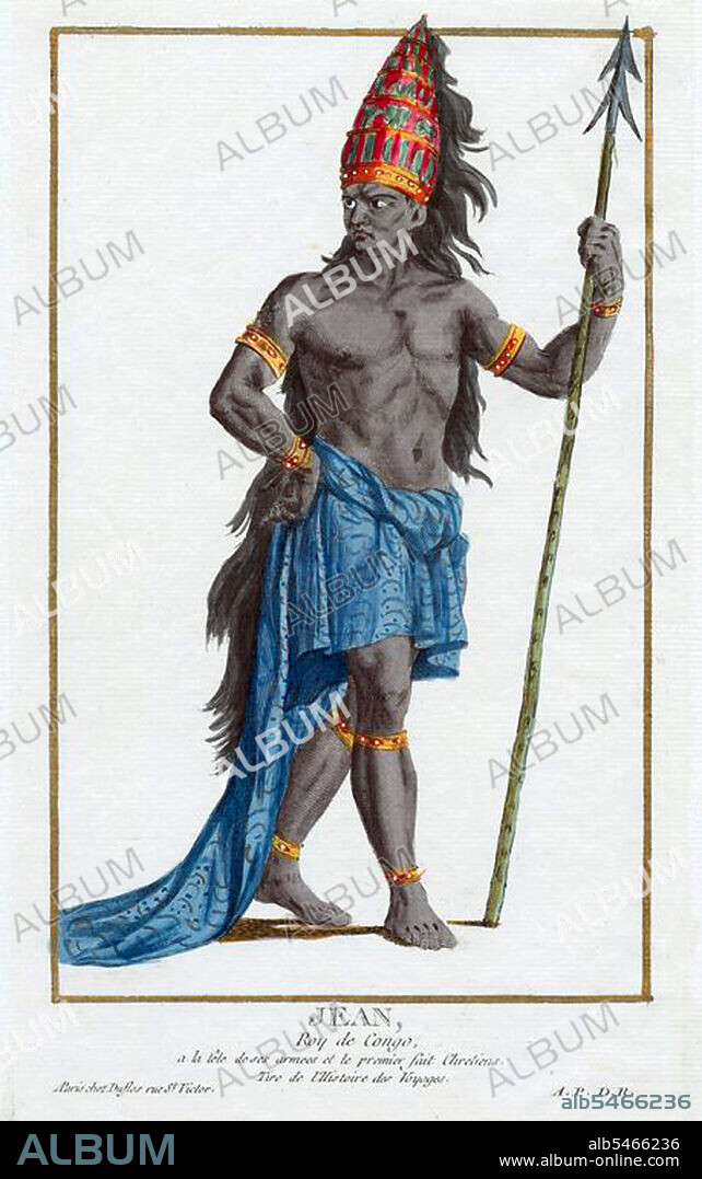 João I of Kongo, alias Nzinga a Nkuwu or Nkuwu Nzinga, was ruler of the Kingdom of Kongo between 1470-1506. He was baptized as João in 3 May 1491 by Portuguese missionaries. Initially, only the king and his nobles were to be converted, but the queen demanded to be baptised. Kongo's royal family took the names of their Portuguese counterparts, thus João, Eleanor (or Leanor in some instances) and Afonso. A thousand subjects were detailed to help the Portuguese carpenters build a church, meanwhile the Portuguese soldiers accompanied the king in a campaign to defend the province of Nsundi from BaTeke raiders. The European firearms were decisive in the victory and many captives were taken. Most of the Portuguese later departed with slaves and ivory while leaving behind priests and craftsmen. After this cultural honeymoon, the king's profession of the Catholic faith proved short lived. His life ended in 1506. He was succeeded by his son via the Queen, Afonso I.