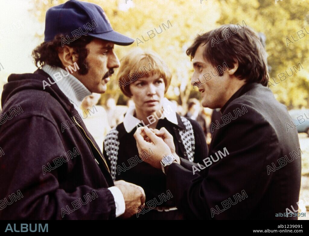 ELLEN BURSTYN, JASON MILLER and WILLIAM PETER BLATTY in THE EXORCIST, 1973, directed by WILLIAM FRIEDKIN. Copyright Warner Bros./Hoya Productions.