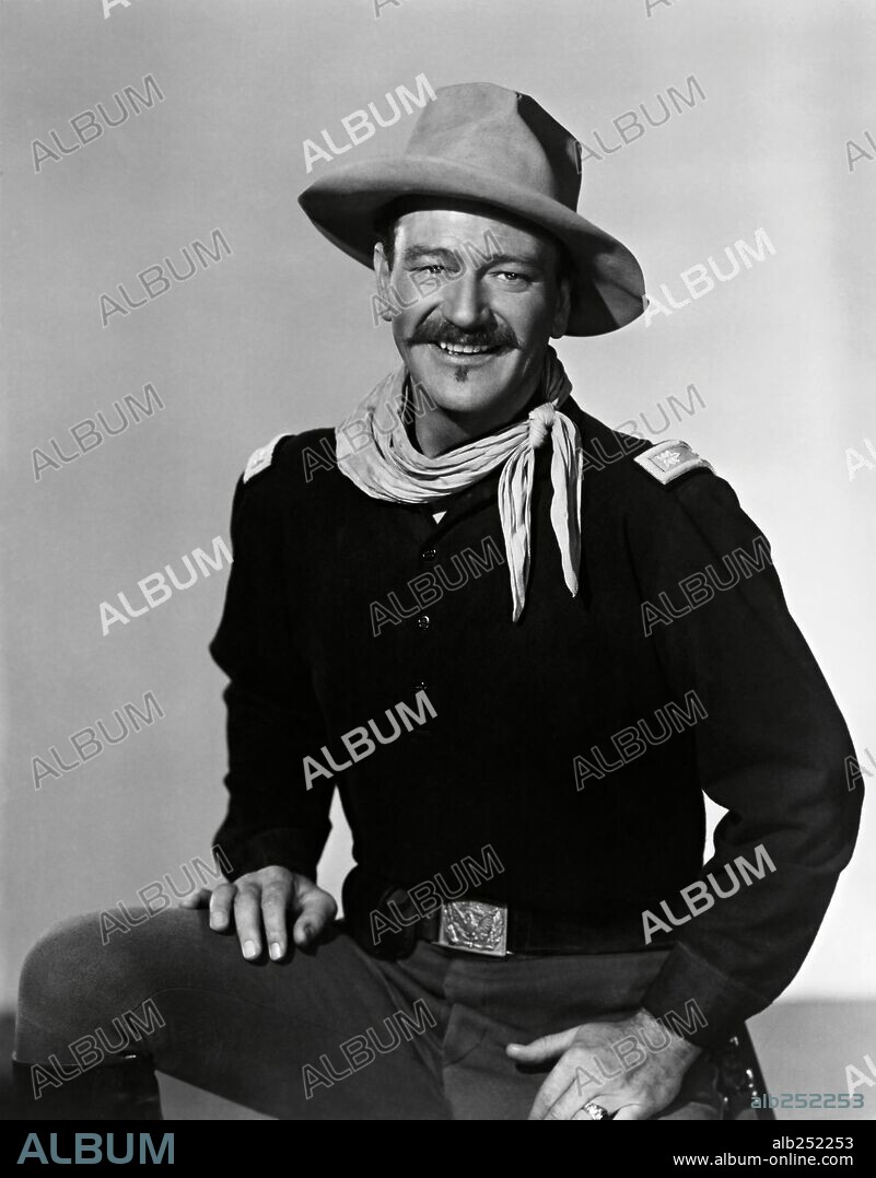 JOHN WAYNE in RIO GRANDE, 1950, unter der Regie von JOHN FORD. Copyright REPUBLIC PICTURES.