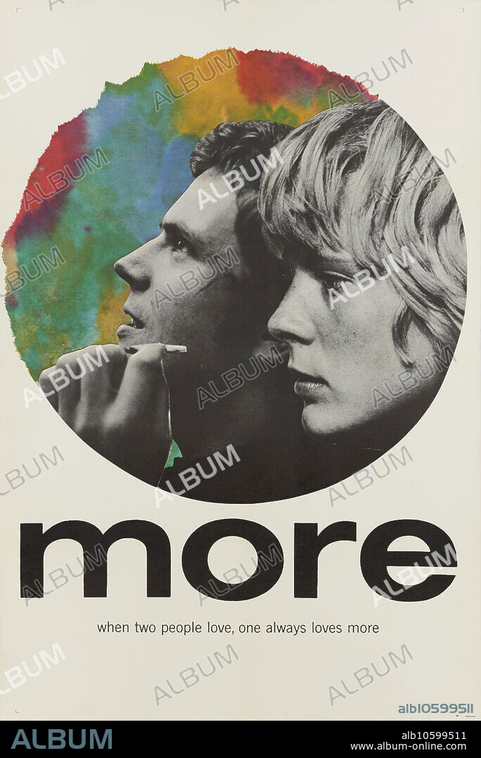 ANÓNIMO. Movie poster "More" by Barbet Schroeder.