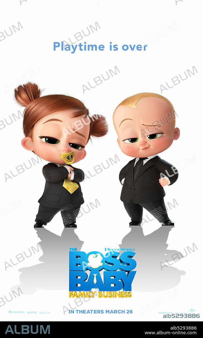 Poster de BEBE JEFAZO: EL BEBE JEFAZO: NEGOCIOS DE FAMILIA, 2021 (THE BOSS BABY: FAMILY BUSINESS), dirigida por TOM MCGRATH. Copyright DREAMWORKS ANIMATION.
