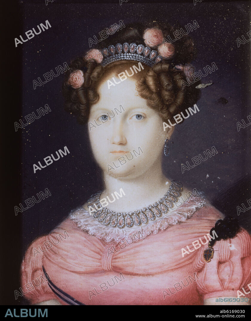 LUIS DE LA CRUZ Y RIOS (1776-1853). MARIA JOSEFA AMALIA DE SAJONIA.