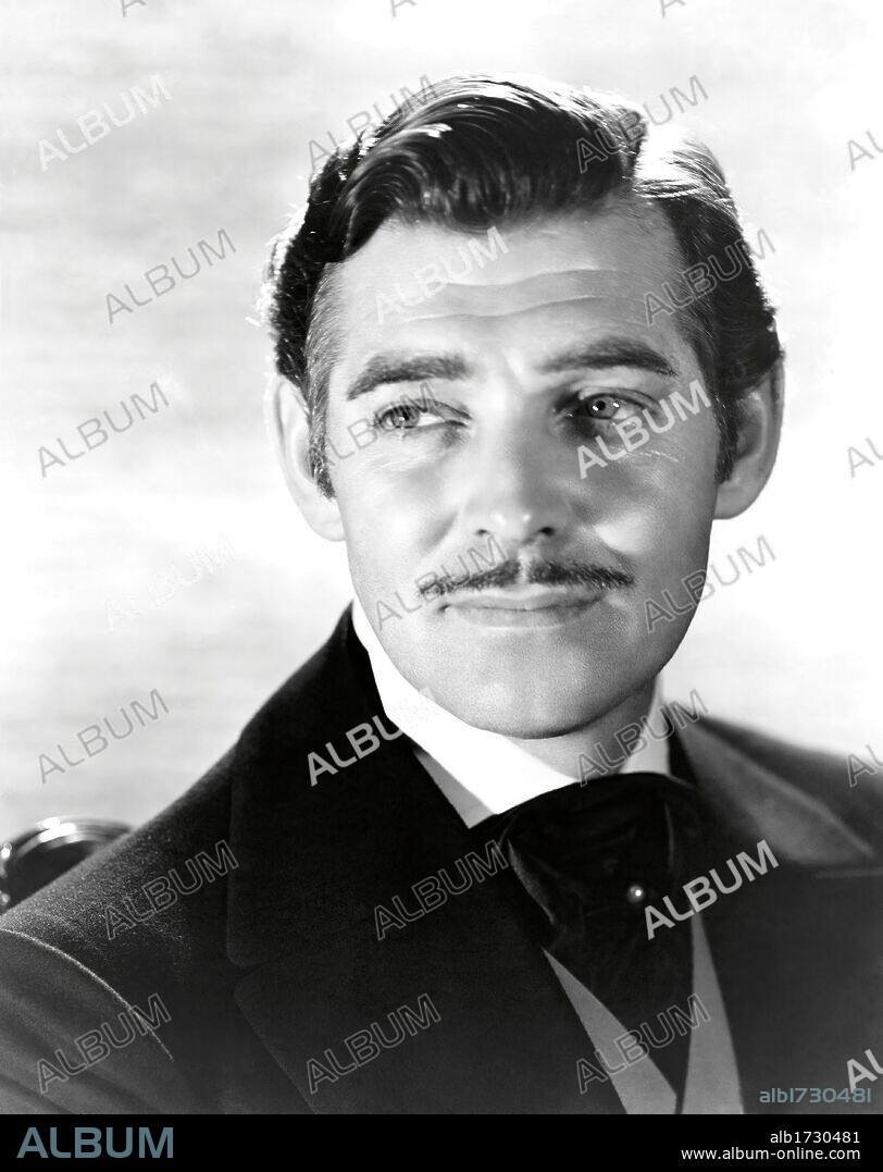 CLARK GABLE in GONE WITH THE WIND, 1939, unter der Regie von GEORGE CUKOR und VICTOR FLEMING. Copyright M.G.M.