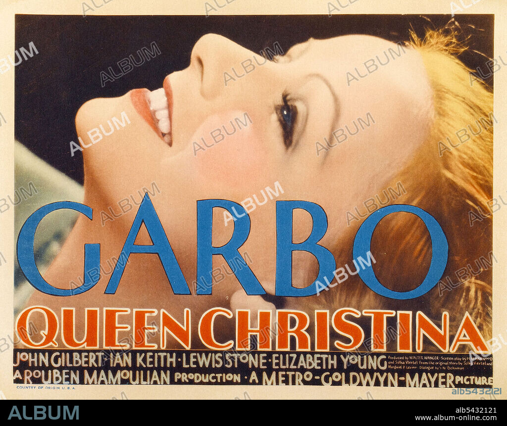 GRETA GARBO en LA REINA CRISTINA DE SUECIA, 1933 (QUEEN CHRISTINA), dirigida por ROUBEN MAMOULIAN. Copyright M.G.M.