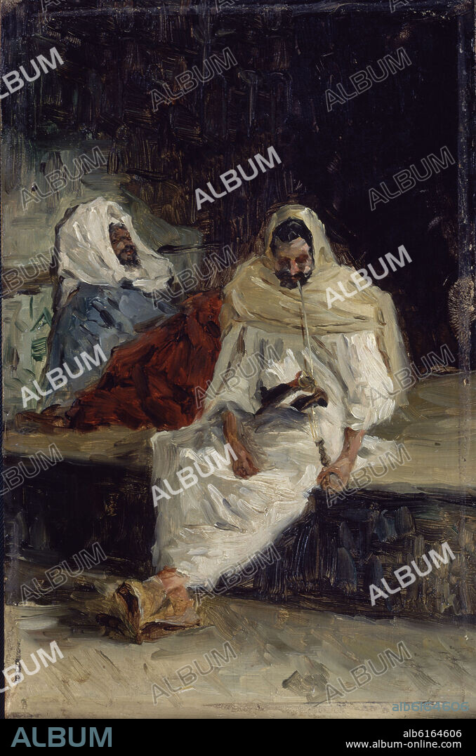 MARIANO FORTUNY. MOROS- PINTURA ORIENTALISTA-ECLECTICISMO ESPAÑOL.