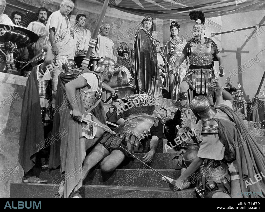 MERVYN LEROY. ESCENA DE LA PELICULA "QUO VADIS" - 1951 - (EEUU) M.G.M.