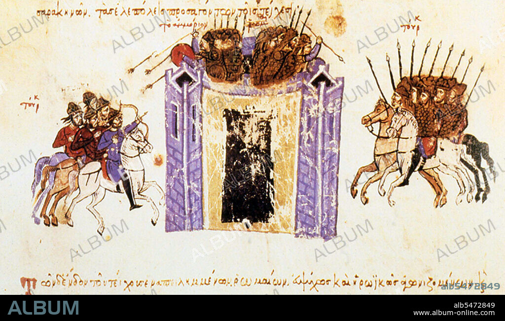 The Sack of Amorium by the Abbasids in mid-August 838 represents one of the major events in the long history of the Byzantine-Arab Wars. The exceptionally large Abbasid army was led by the Caliph al-Mu'tasim (r. 833-842), who was eager to avenge the almost unopposed expedition launched by the Byzantine emperor Theophilos (r. 829-842) into the Caliphate's borderlands the previous year. The Abbasids penetrated deep into Byzantine Asia Minor, defeating the emperor at Anzen, sacking Ancyra and finally reaching Amorium at the time one of Byzantium's largest cities and the birthplace of its ruling Amorian dynasty. The city fell after a short siege, probably by treason, and a large part of its inhabitants were slaughtered, with the remainder driven off as slaves.