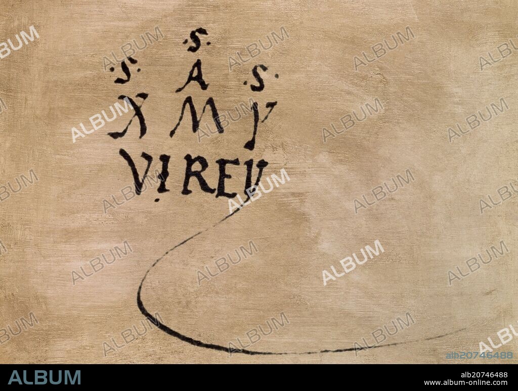 FIRMA DEL ALMIRANTE CRISTOBAL COLON.