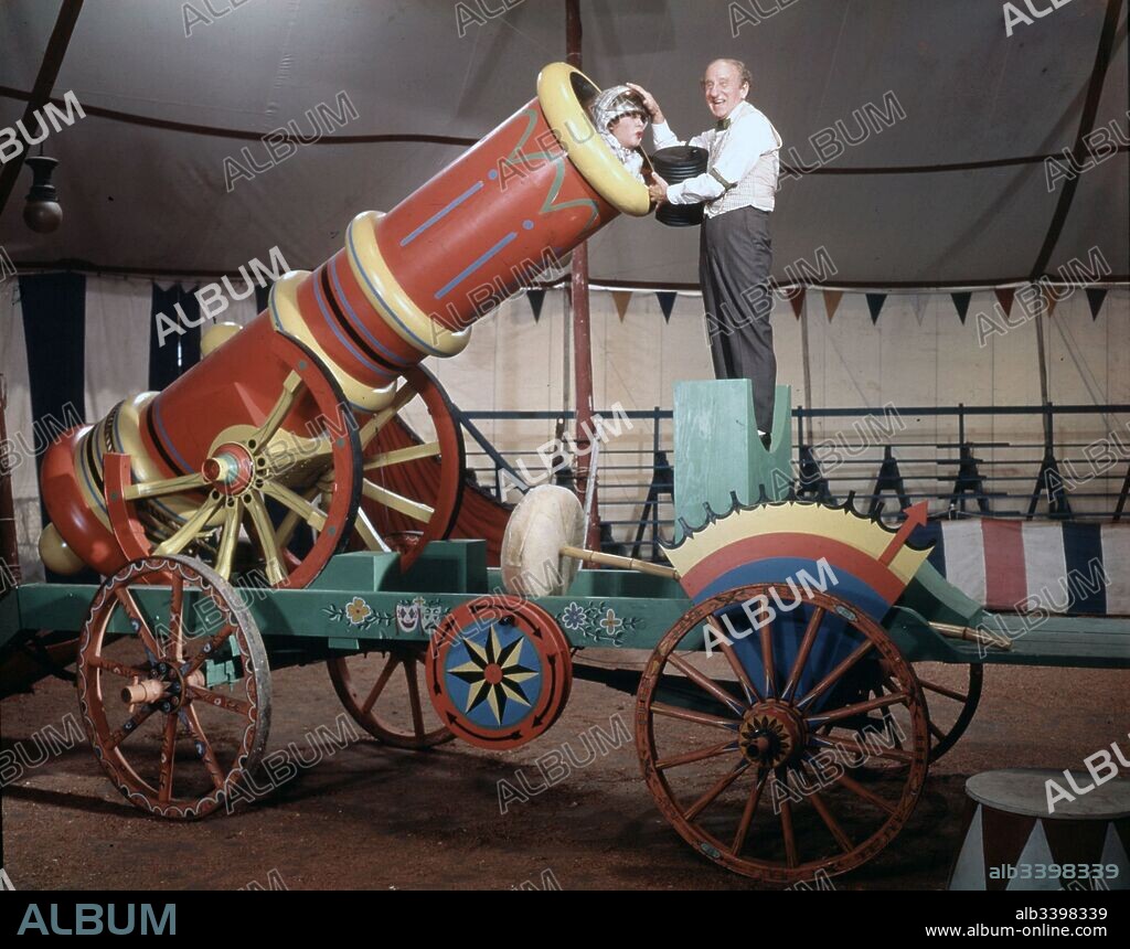 JIMMY DURANTE in BILLY ROSE'S JUMBO, 1962, directed by CHARLES WALTERS. Copyright M.G.M.
