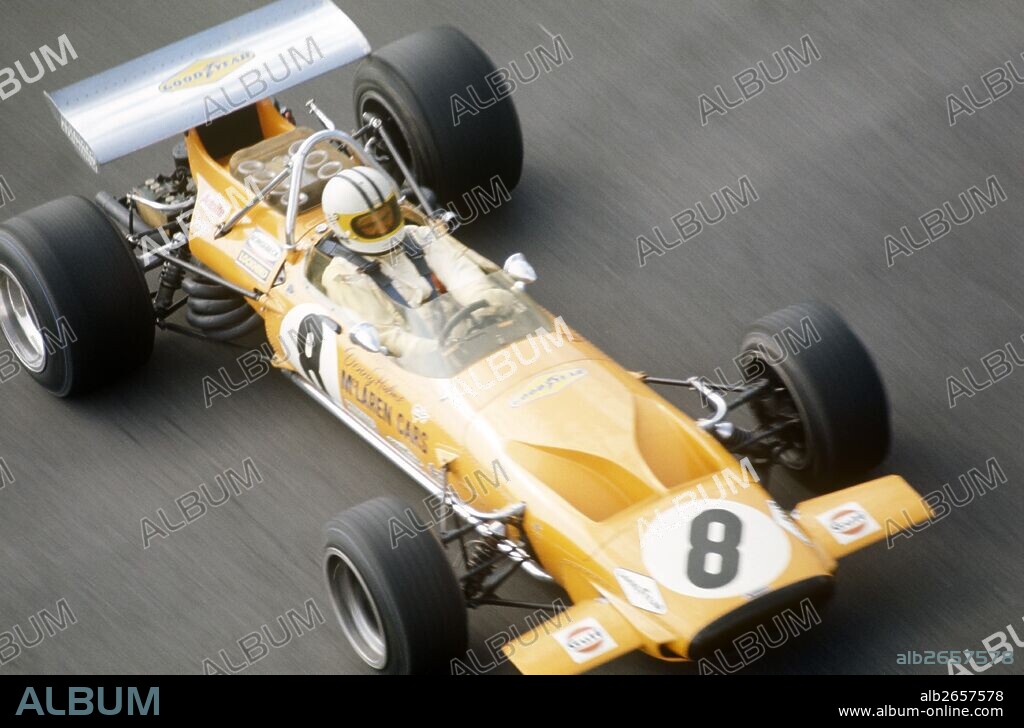 Monaco GP, Monte Carlo, 23rd May 1971. Denny Hulme, McLaren-Cosworth M19A, finished 4th.